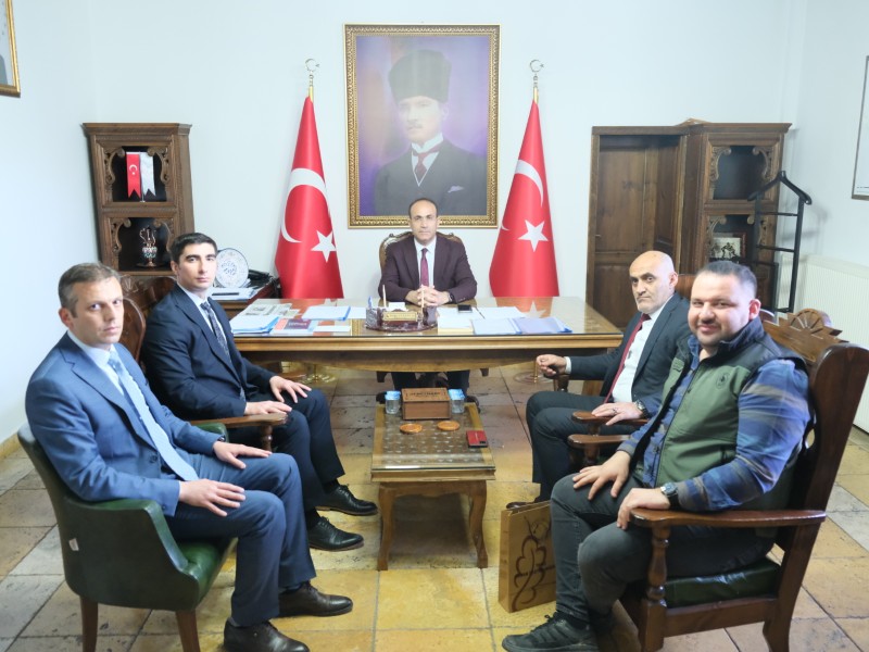 Kaymakam Ersin Tepeli'ye Veda Ziyareti